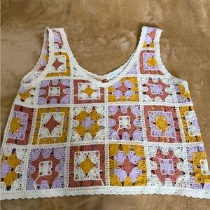 Rebellion Crochet Patchwork Tank